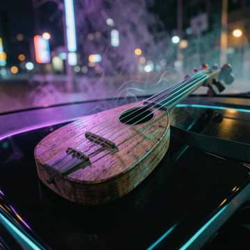 Moonlit Shamisen