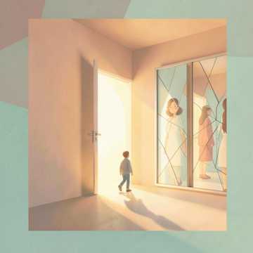 Half lit room Half lit room