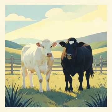 White Cow Black Cow