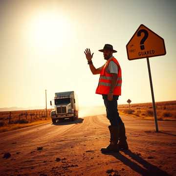 Caution Sign Man Caution Sign Man