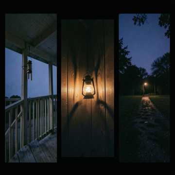 Porch Light On Porch Light On