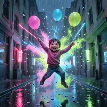 Riot of Neon Sparks