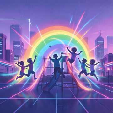 Colorful Power Waves