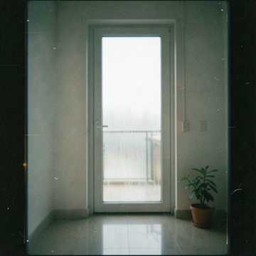 Glass Door Morning