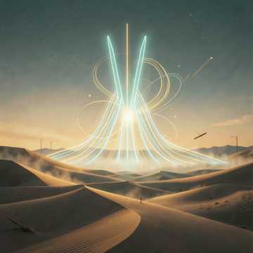 Dynamit in desert 