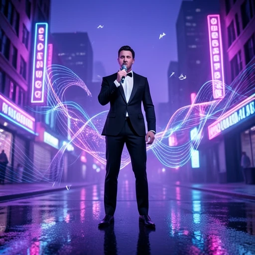 Neon Whisper Echoes