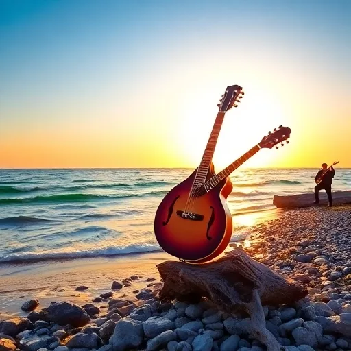 Mandolina Rock na Plaži