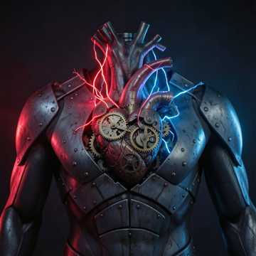 Mechanical Heartbeats in Silence
