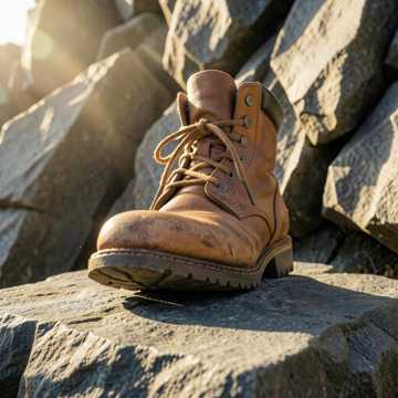 Boots On Stone