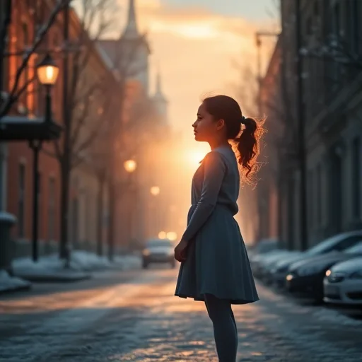 La niña que trajo la luz