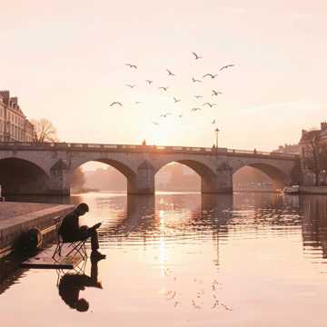 SOUS LE PONT EN SUSPENSION 2