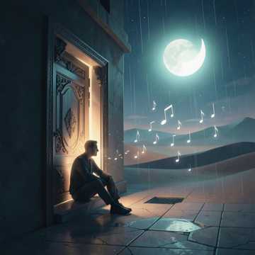 أشباحك بين القمر