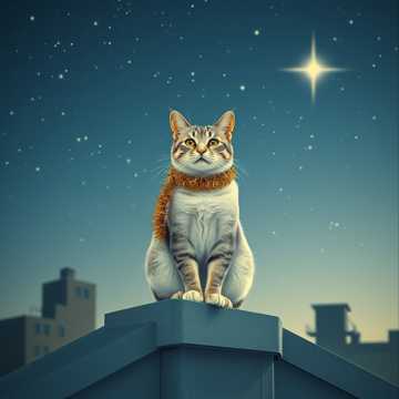 William the Christmas Cat