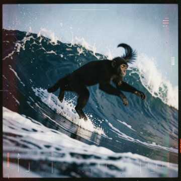  MONKEY ON THE WAVE