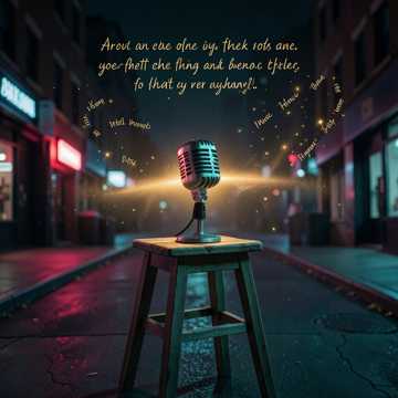 Escribo una canción en media noche