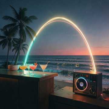 On the beach 