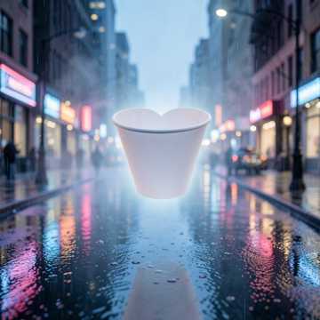Paper Cup Heart