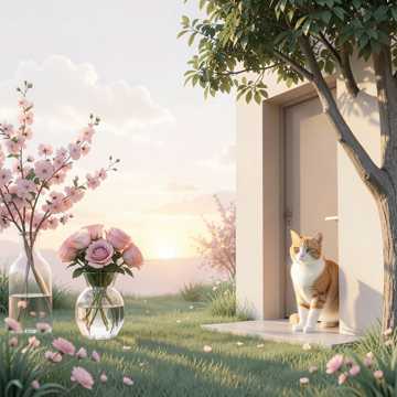 A Morning With My Cat Tommy