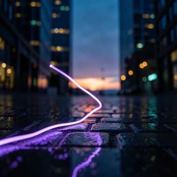 Midnight Neon Dreamscape