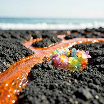 Lava on the Sand