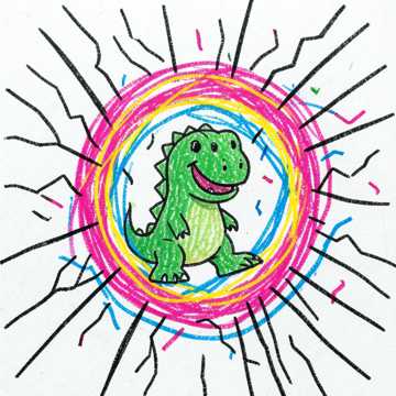 Bobo's Neon Dino Bash