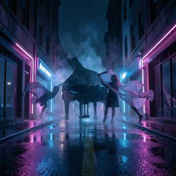 Midnight Ivory Reverie