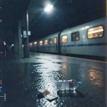 Midnight Train Station