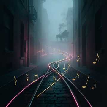 Fog On Trolley Line