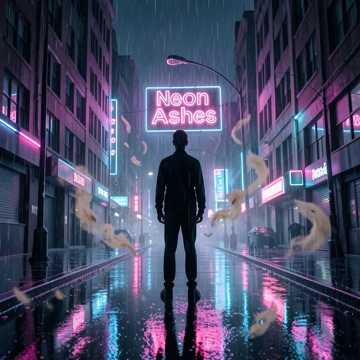 Neon Ashes in Silence