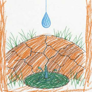 Water on the parched lands