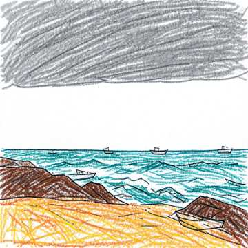 Plage vide