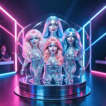 Glitter Bombed Dolls