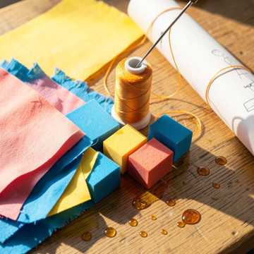 A little bit of stitching 