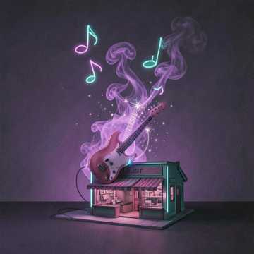 Mysterious Purple smoke