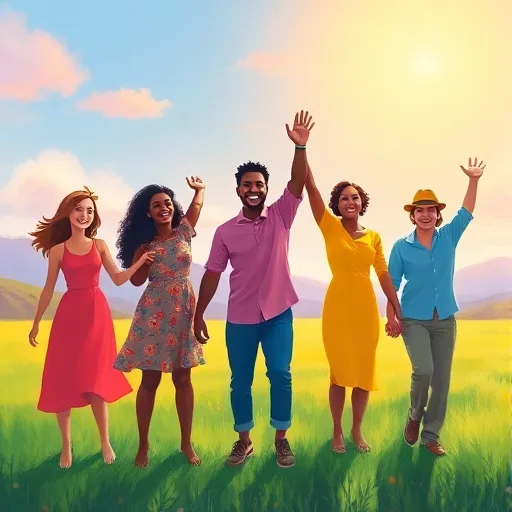 La liberté par l'amour et pour le bonheur du monde entier
