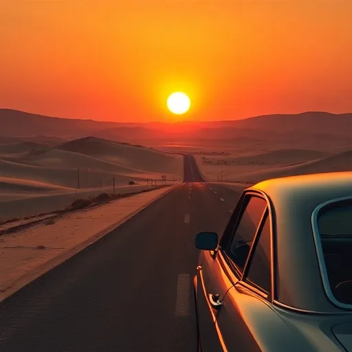 Sunset Over the Desert Groove
