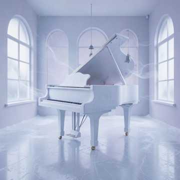 Nieve en el Piano