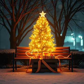 Glitzern im Tannenbaum