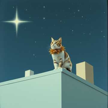 William the Christmas Cat