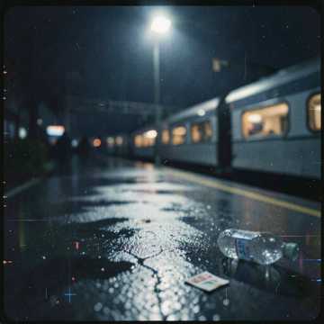 Midnight Train Station