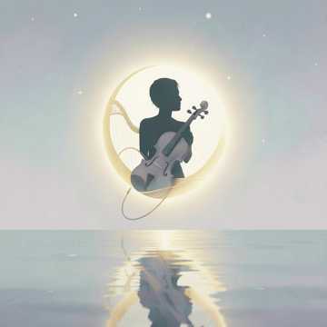 Mond im Haar