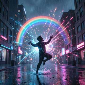 Riot of Neon Sparks