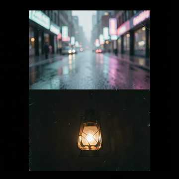 Neon Rain Serenade