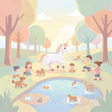 Einhorn im Tierpark