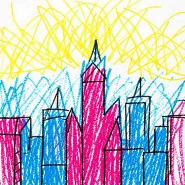 Neon Pulse Over City Lights