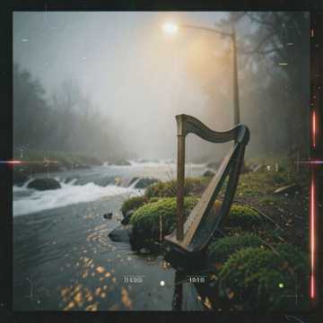 Whispered Harp in Midnight Fog