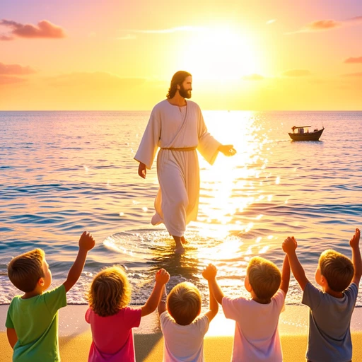 Jesus Walks On Water