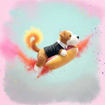 Corgi and the Dog