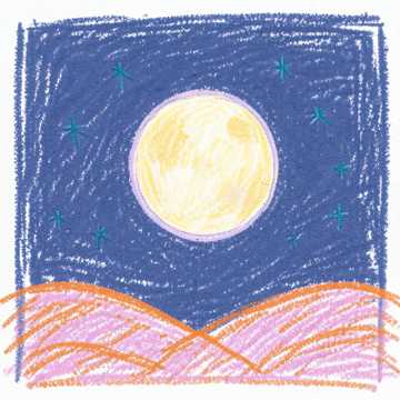 Lune en dérive