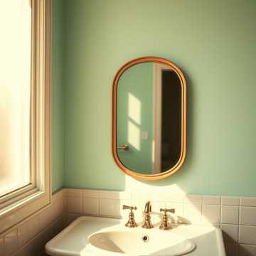 Mirror on the Sink